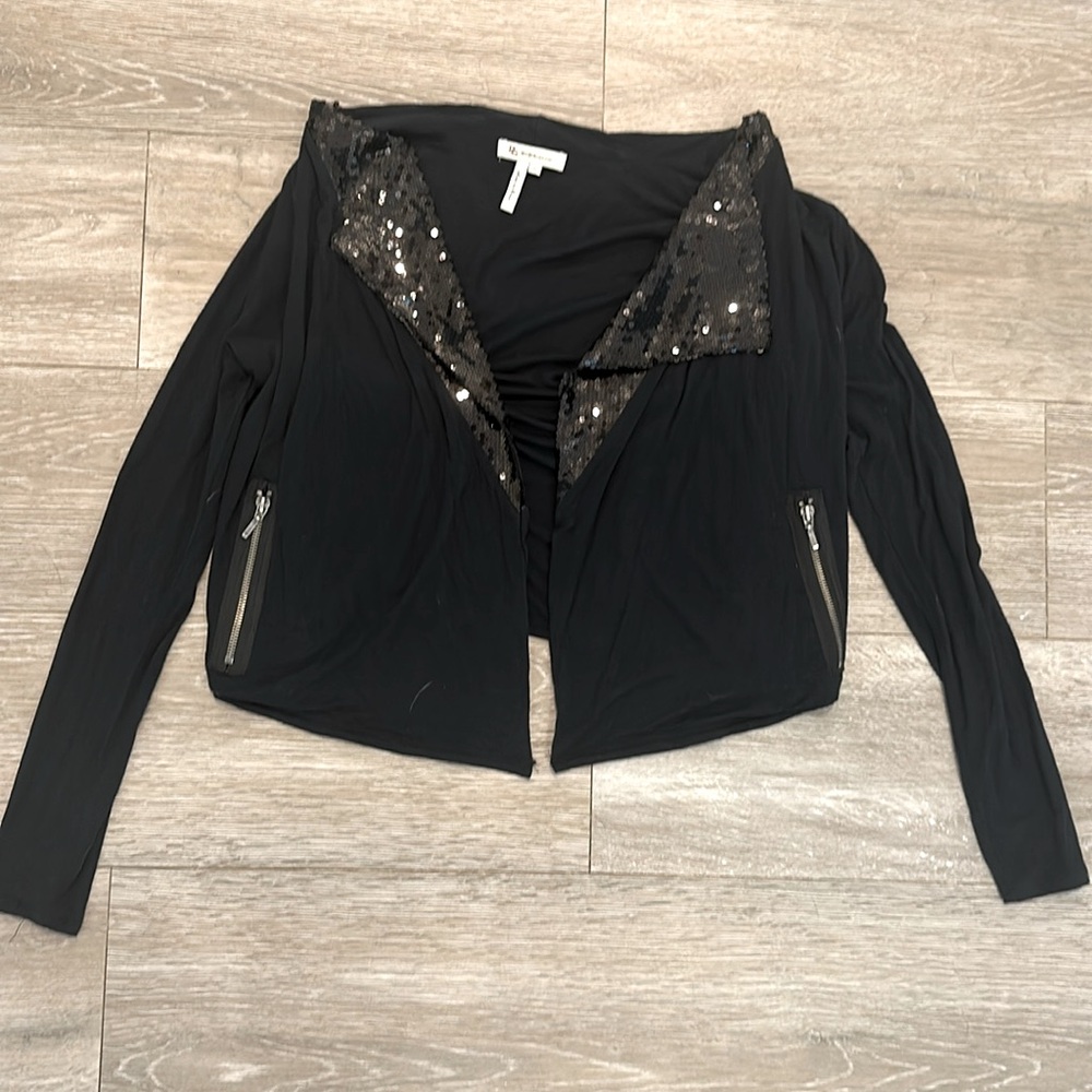 BCBGeneration Long Sleeve Sequin Sweater